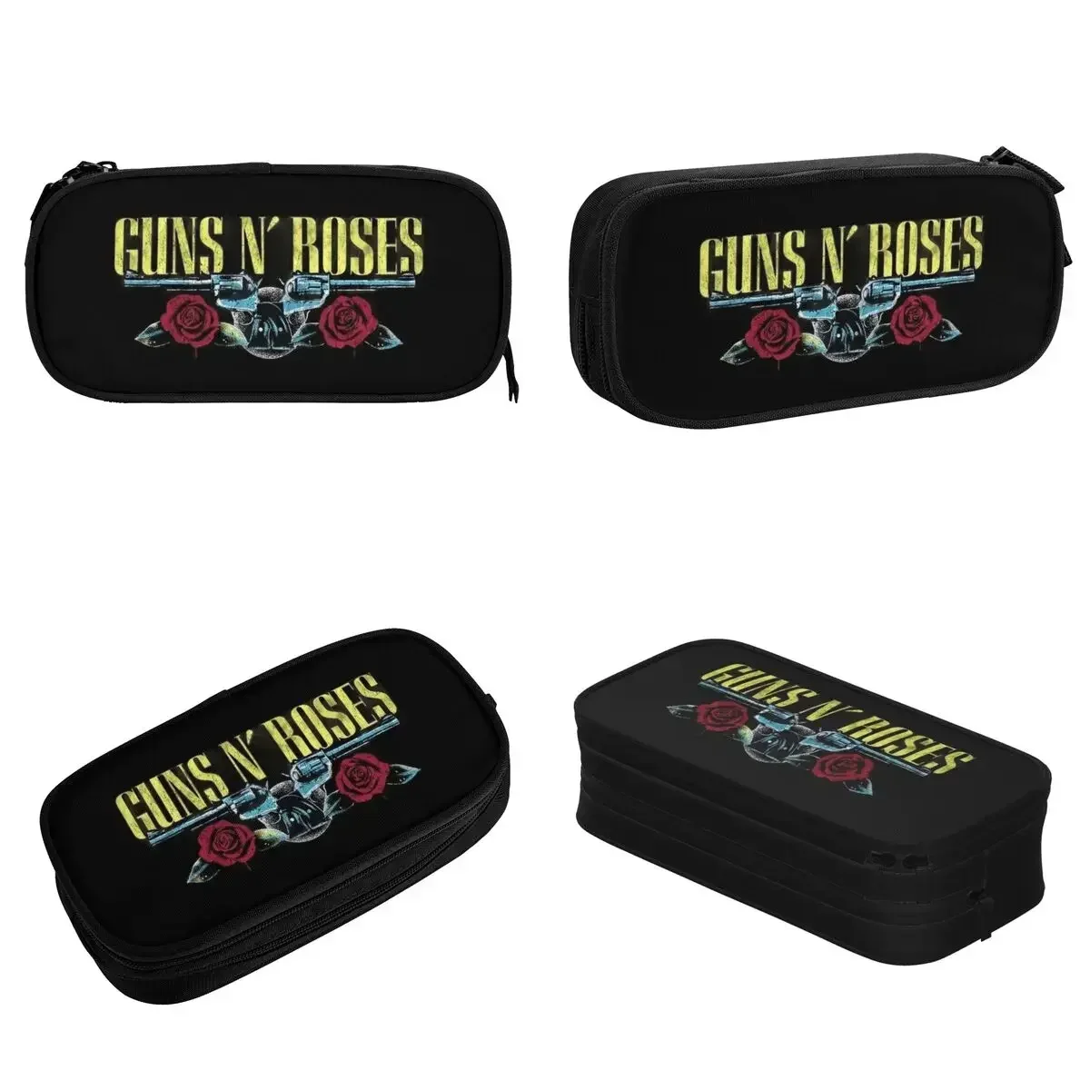 

Fun Pencil Cases Heavy Punk Pencil Box Pen for Student Large Storage Bags School Supplies Gift Stationery