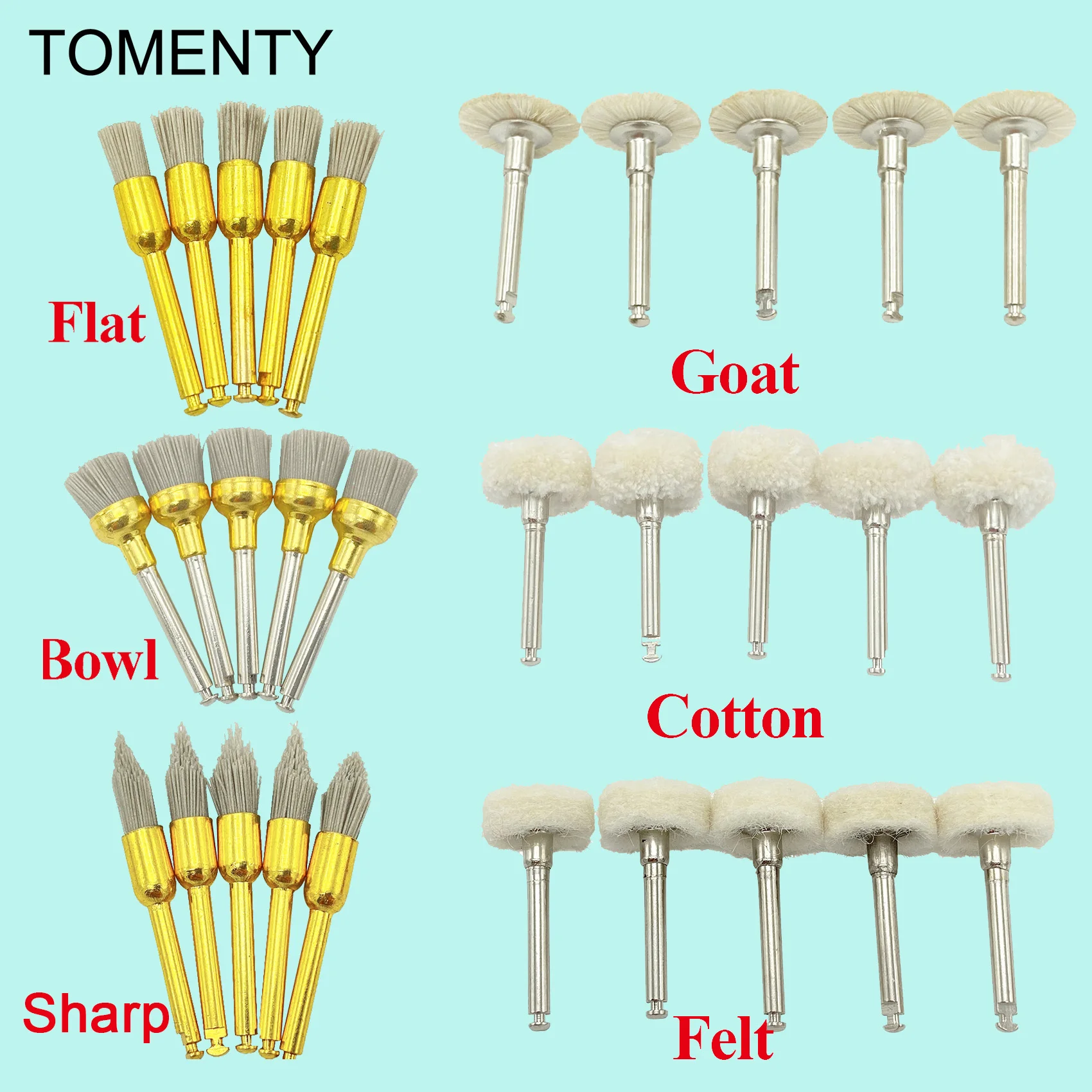 

5 шт. RA хвостовик стоматологический полировальный круг шерсть 2,35 мм полировка хлопка щетки для полировки полировщики для вращающихся инструментов полировка ювелирных изделий