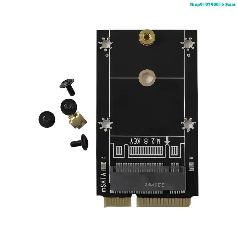 N2UB Fast Speed MSATA To M.2 B Adapter Support 2230/2242 Hard Drive 6Gbps Transfer For Data Migration
