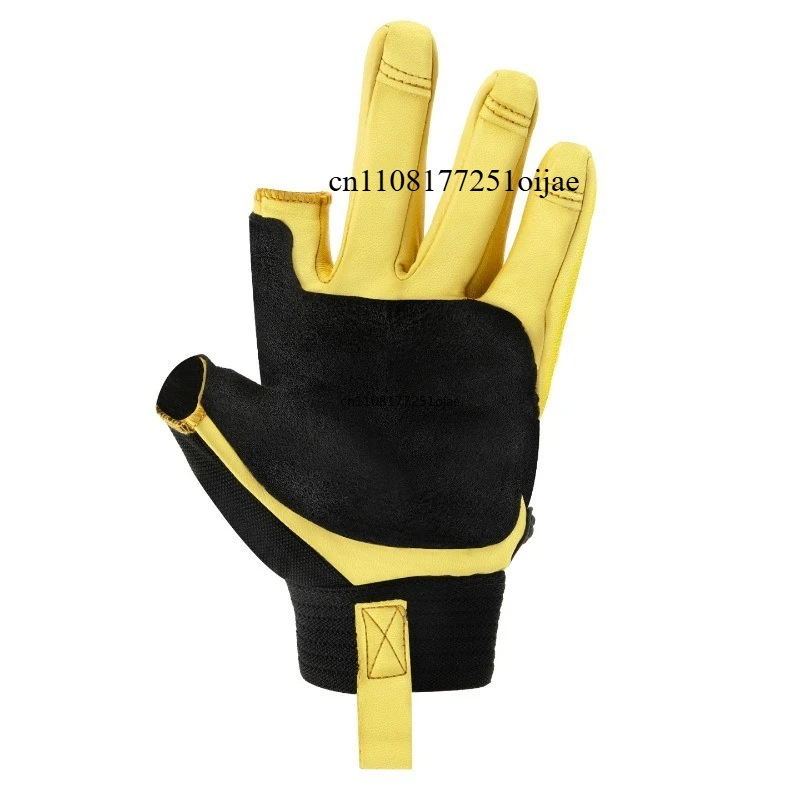 Outdoor Mountaineering Rock Climbing Sheepskin Gloves Rope Bridge Rescue Downhill Non-slip Wear-resistant Adventure