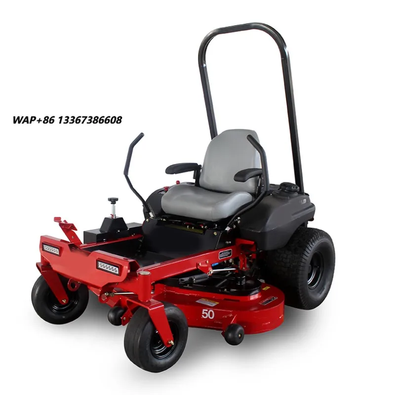 Agricultural Cordless Petrol Riding Lawn Mower Tractor Steel Garden Mower for Grass Cutting With Remote Control