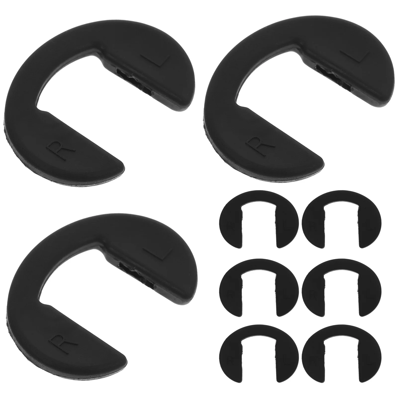 

10Pcs Silicone Nose Pads for Glasses Nonslip Eyewear Accessories Replaceable Pads for Sunglasses Clear