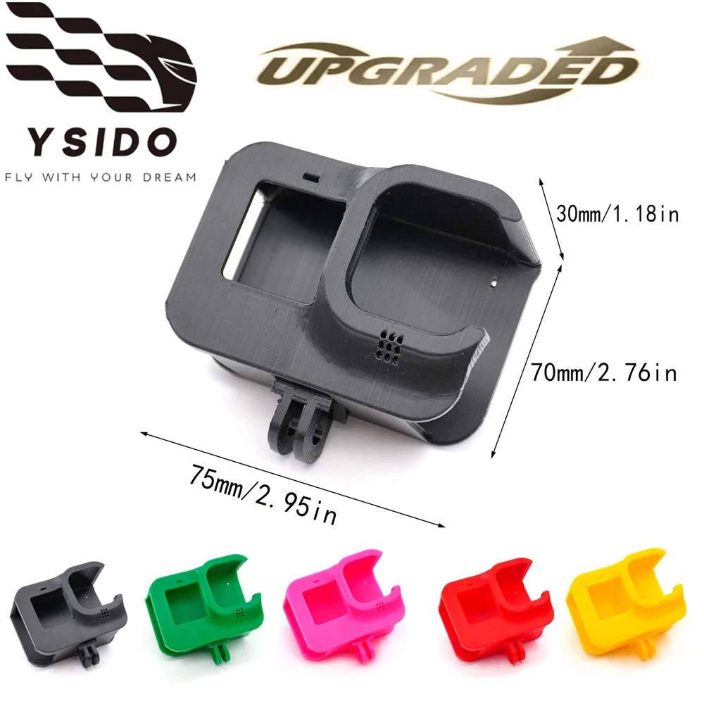 كاميرا جبل الإطار بولي TPU ثلاثية الأبعاد مطبوعة حامي الكاميرا ل FPV سباق الطائرة بدون طيار حرة الطائرة بدون طيار لكاميرا Gopro Hero 9/10/11/12