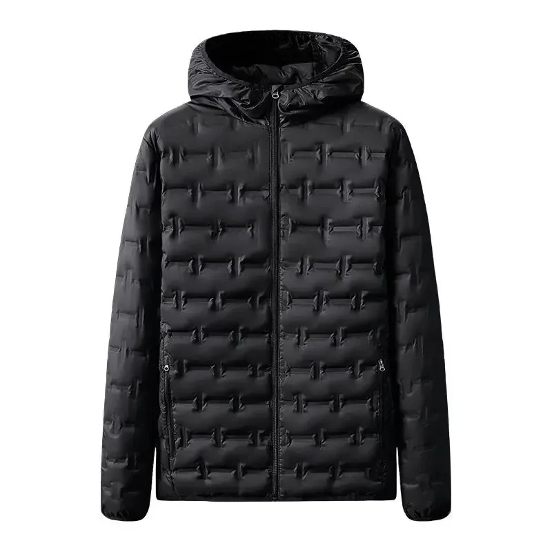 2025, Herbst und Winter, neue Damen-Daunenjacke, lockere Pendeljacke, leicht, lässig, mit Kapuze