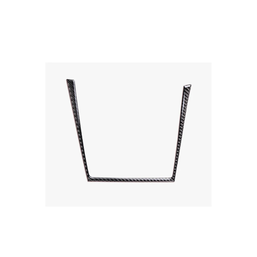 คาร์บอนไฟเบอร์รถยนต์อุปกรณ์เสริม Dashboard Air Vent ตกแต่งสติกเกอร์นุ่มสําหรับ BMW X5 E70 2008-2013 X6 E71 2009-2014