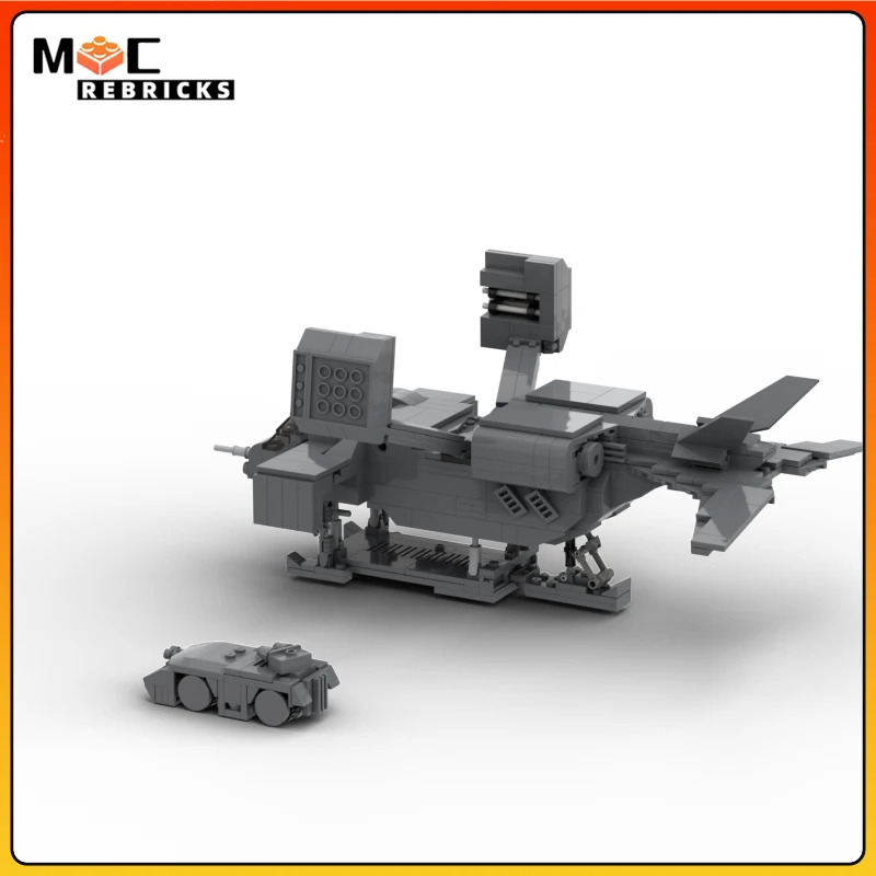 MOC Building Block Micro UD-4L Dropship Landing Type Model P-5000 Powered Work Loader DIY Assembly Collection Kit Bricks Toys