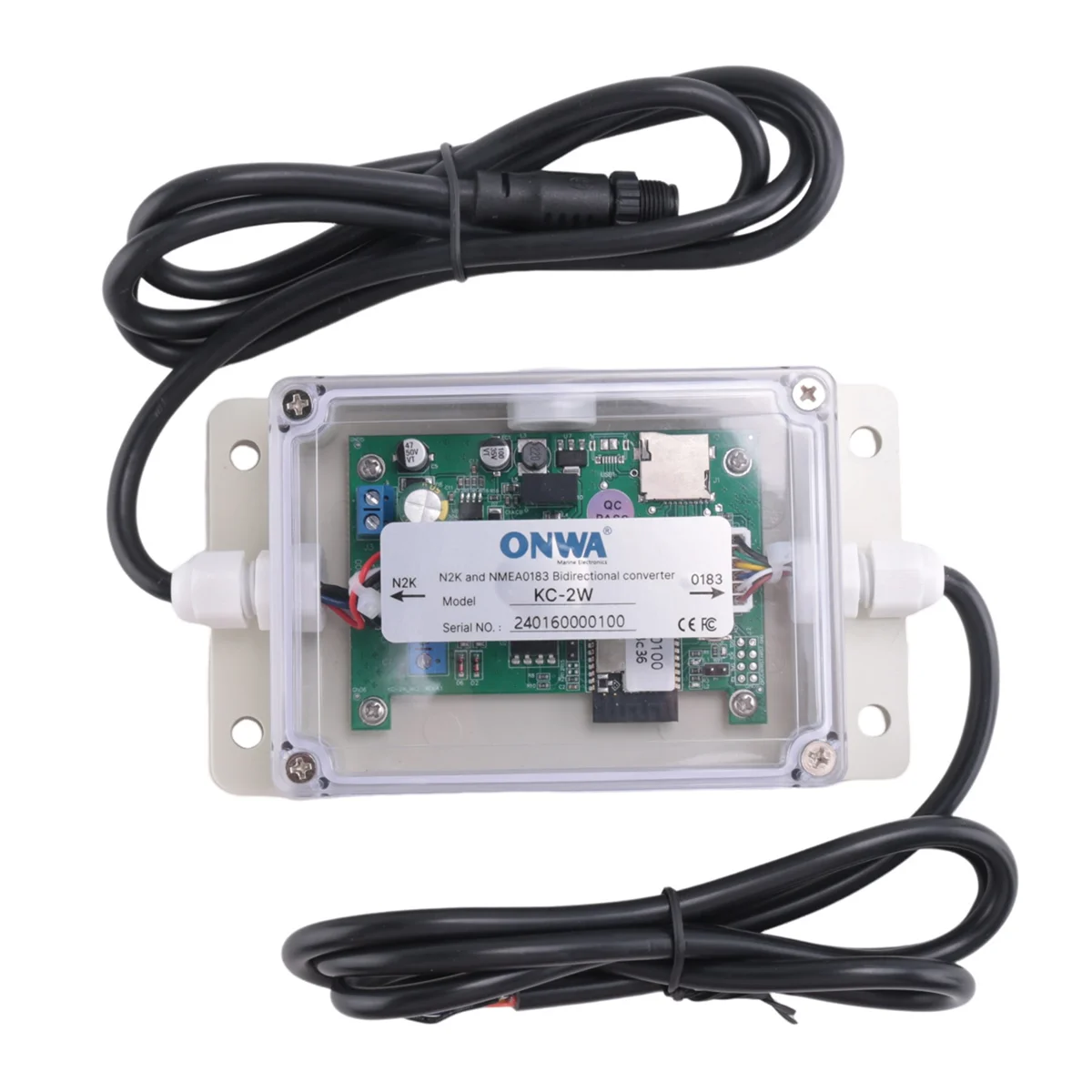 -2W NMEA2000 and NMEA0183 Bidirection Converter IPX67 Waterproof DC 9-30V Bi-Directional Converter Car Accessories