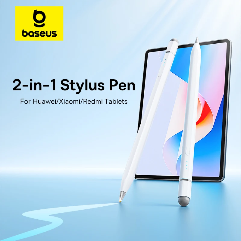 Baseus 2-in-1 Stylus Pen Universal Tablet Pen Wired Charging For HUAWEI MatePad Pro Air Redmi Pad 2 ‌Xiaomi Pad 7 6S Pro