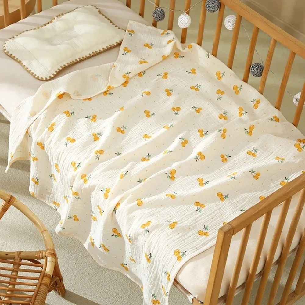 

Stroller Cover Cotton Baby Blanket Gauze Soft Kids Bath Towel Cartoon Toddler Sleep Swaddle Blanket Boy