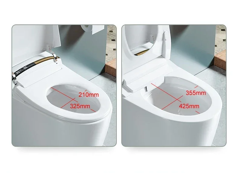 Smart Toilet Household Integrated Waterless Pressure Limit Automatic Cover Small Apartment Siphon Electric Toilet