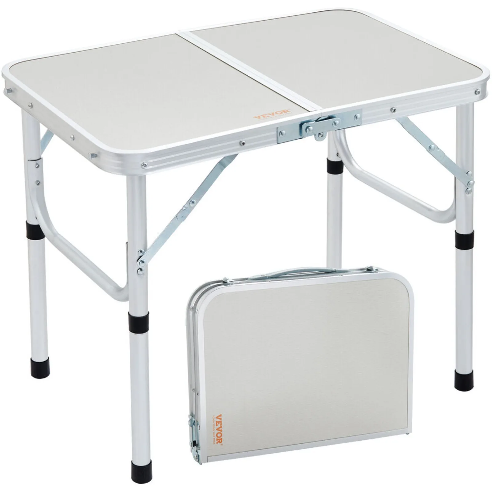 

US foldable portable camping table aluminum outdoor table with adjtable height-