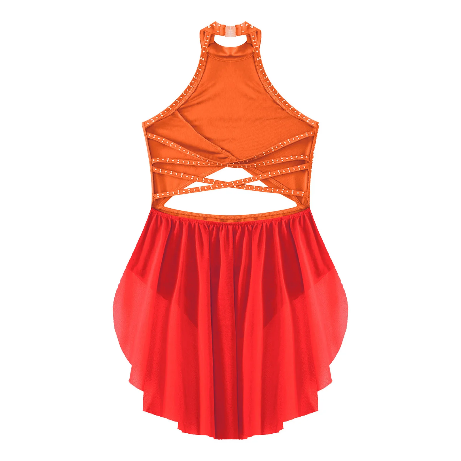 Sem mangas moderno vestido de dança lírica para meninas crianças ballet tutu ginástica collant bodysuit patinação artística desempenho traje