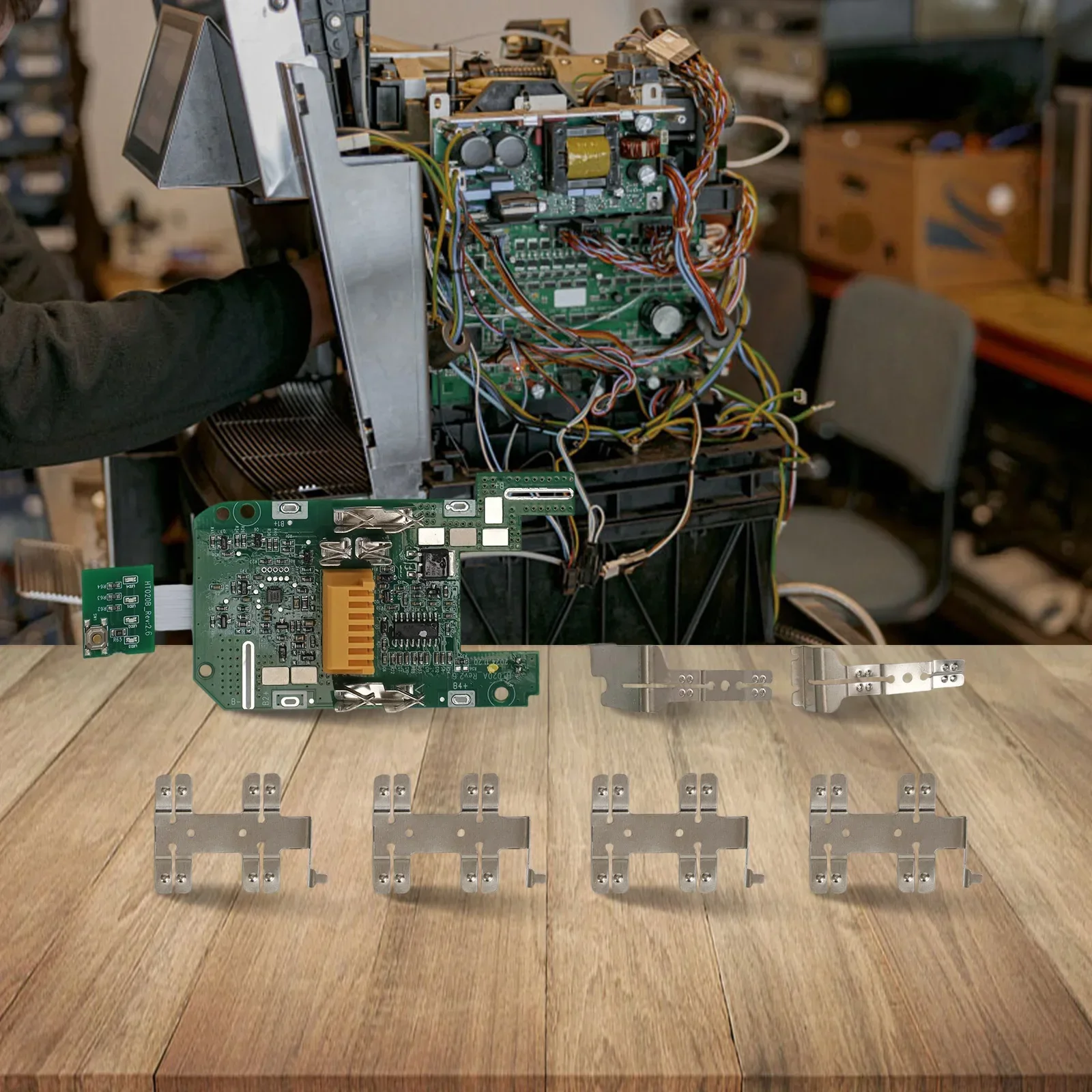 

As Show Charging Protection Circuit Board Stable Quality Overheating Protection Short Circuit Protection Built-in Dual ICs