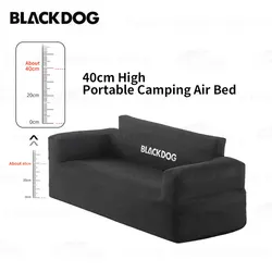 Naturehike BLACKDOG Inflatable Sofa Inflate Chair Air Bed Outdoor CampingBeach Picnic 300D Oxford Cloth Waterproof 40cm High