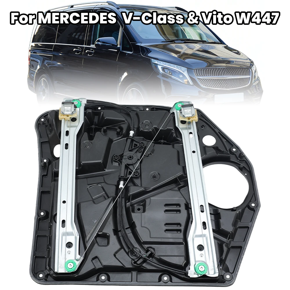 Front Right Door Electric Window Electric Regulator With Panel For Mercedes Benz V-Class VITO W447 2015+ A4477204000 Car Parts
