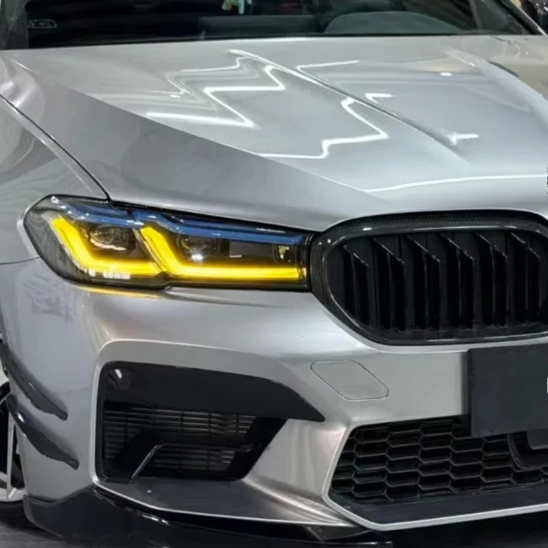Auto Facelift Refit Body Kit for  5 Series G30/G38 to M5 Lci Car Auto Parts Front Rear Bumper Grille Kit With Headlight