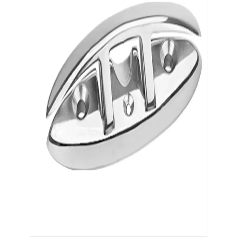 8 Inch Stainless Steel 316 Boat Flip Up Folding Pull Dock Deck Marine Hardware Line Rope Mooring Accessorie