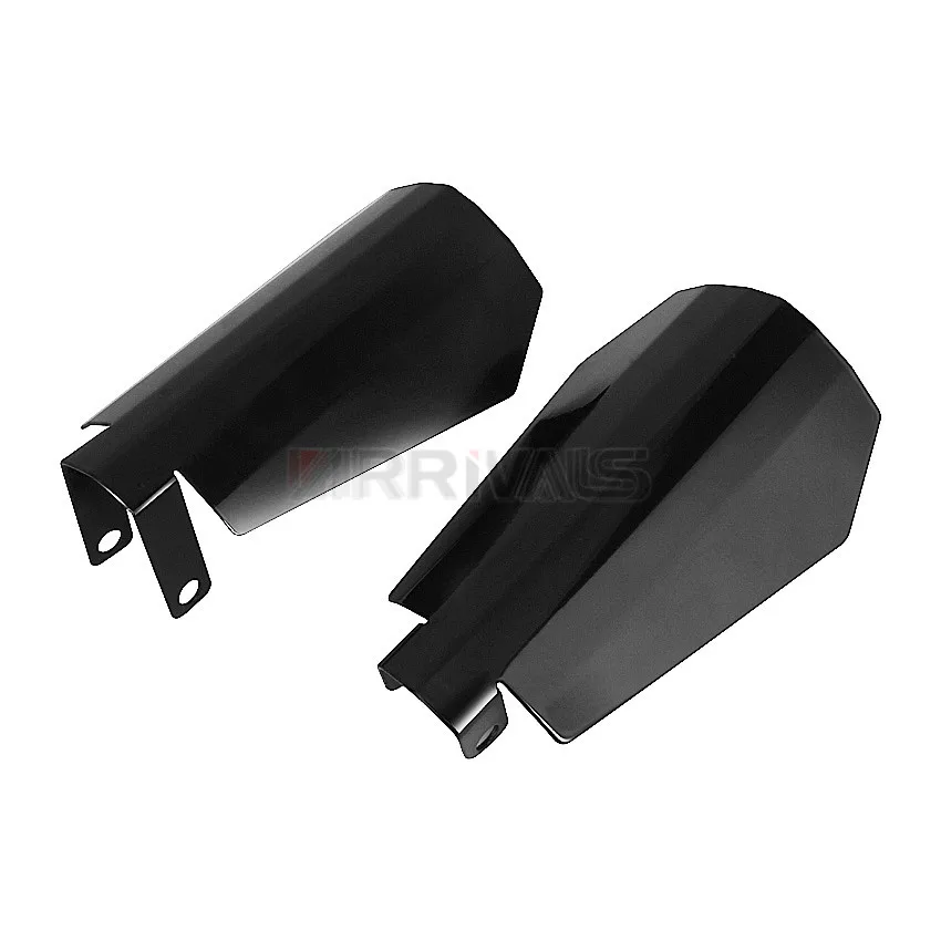 2PCS Motorcycle Black Shade Hand Guard Coffin Cut Handguards For Harley Sportster XL Dyna Baggers Wind Falling Protection Cover