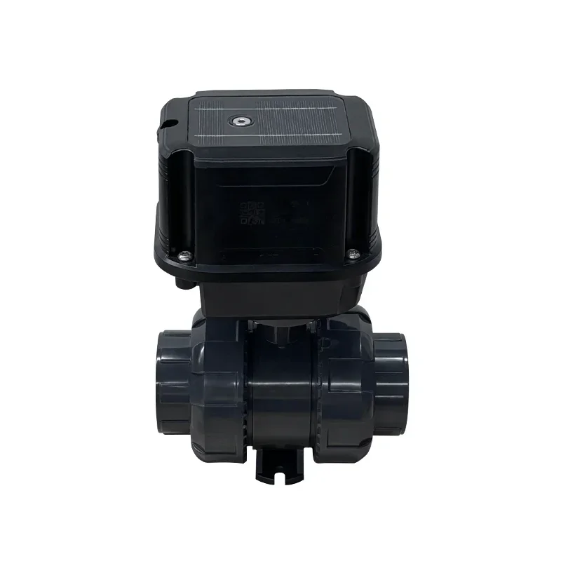 2025 solar power built-in battery 4G communication IOT Smart Remote-Control ball Valve