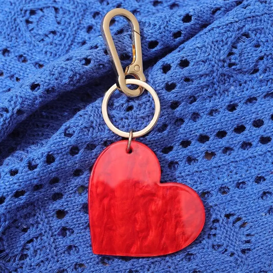 1/5/10/20/50/100pcs Personalized Love Keychain for Women, Bag Accessory with Love Pendant Mixed Color Mini Items For Father Play