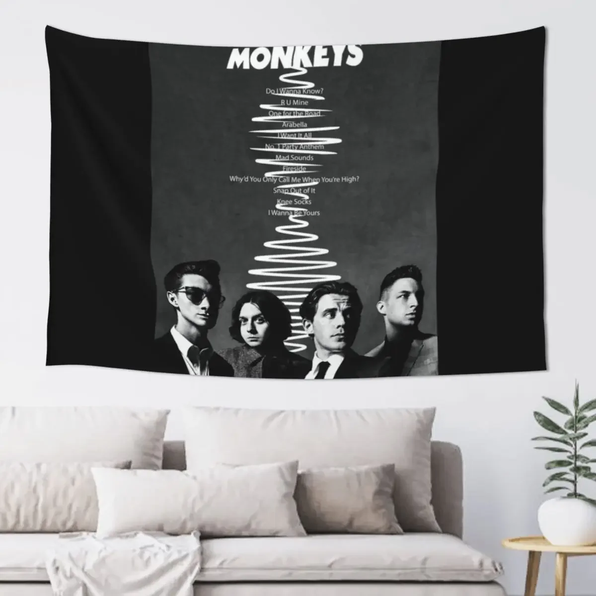 Death Ramps, Arctic Monkey's T-Shirt, Arctic Monkey's Poster, Arctic Monkey's Sticker Tapestry Home Decorations Tapestry