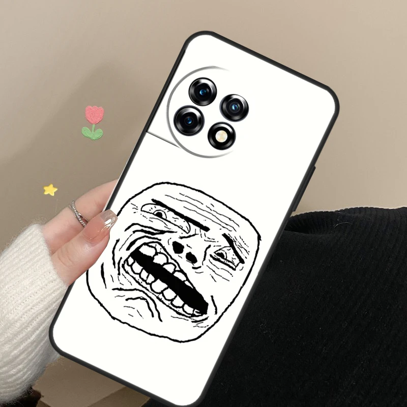 FACE MEMES Case For Oneplus Nord CE 3 Lite 2 2T N10 N20 N30 OnePlus 11 10 9 Pro 8T 9R 10R 10T Cover