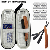 Men Barber Razor Professional Manual Shaver Straight Edge Stainless Steel Razor Folding Shaving Shaver Beard Cutter And Blade