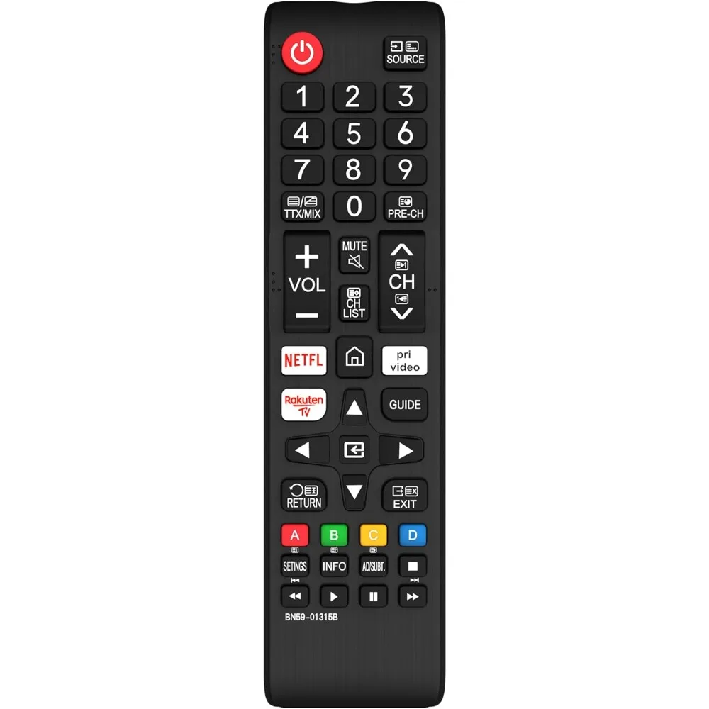 For Samsung Smart TV BN59-01315A BN59-01315D BN59-01315B Remote Control with TV Button NETFLIX PRIME VIDEO Rakuten