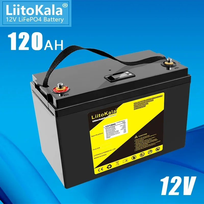 LiitoKala 12V/12.8V 300Ah 200Ah 150AH 4S LiFePO4 Battery Lithium Iron Phosphate Batteries Cycles Touring car Solar Wind Tax Free