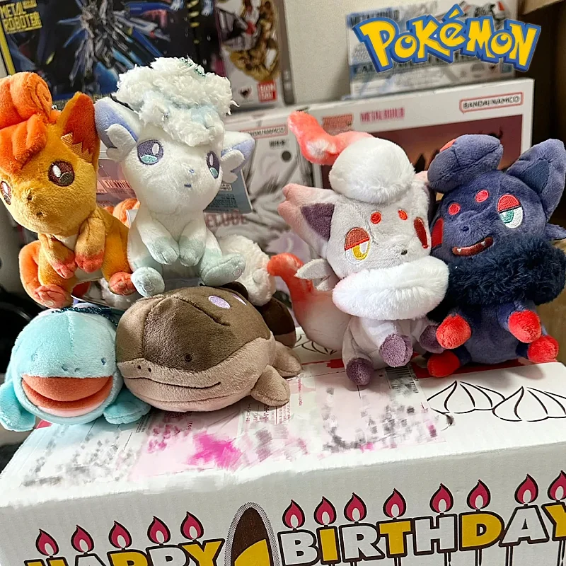jouets-en-peluche-pokemon-autocollant-magnetique-pendentif-figurine-mignonne-zorua-ditto-swablu-cinccino-jolteon-turtwig-flareon-cadeaux-anime