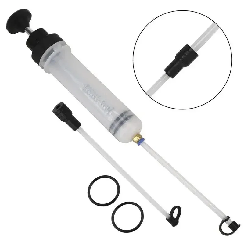 1.5L OilFluid Extractor Filling Oil Change Syringe Bottle Transfer Automotive Fuel Extraction Pump Hand Tool Oil Extractor Pump