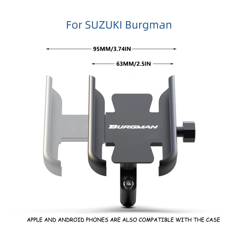 SUZUKI Burgman 400 650 125 AN400 AN650 AN SKYWAVE 400 tartozékaihoz Motorkerékpár kormány Mobiltelefon tartó GPS állvány tartó vásárolj 8771-tól SUZUKI Burgman 400 650 125 AN400 AN650 AN SKYWAVE 400 tartozékaihoz Motorkerékpár kormány Mobiltelefon tartó GPS állvány tartó vásárolj 8771-tól