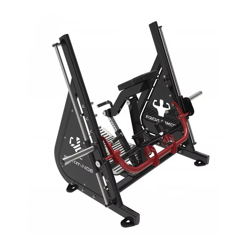 YTYIN Kommerzielles Professionelles Fitness-Studio-Equipment Beinstreckmaschine Plattenbeladene Prong Row Schräg-Linear-Ruderbank