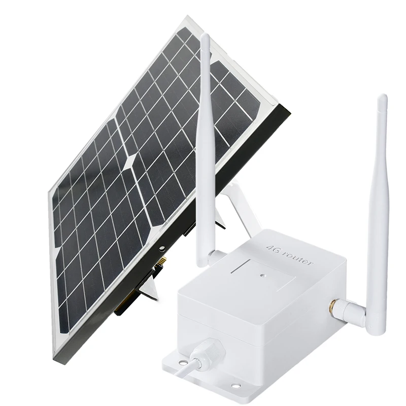 Solar power 4G router  outdoor   wifi 3G SIM card router  4G lte SIM card to WiFi to wired network GSM  Waterproof router