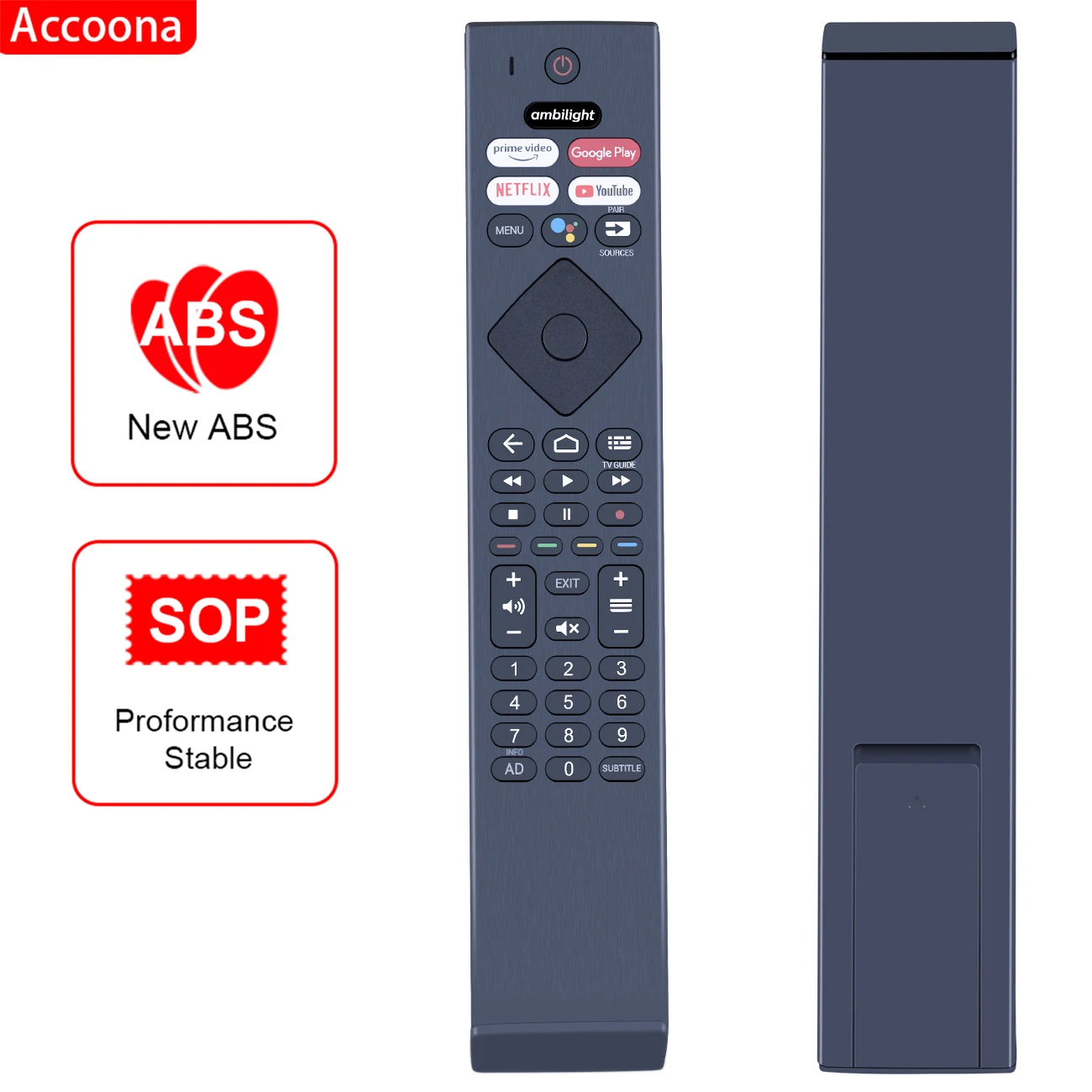 

Voice Remote control for philips 4k TV RC4284505/01RP YKF474-BT21 398GM10BEPHN0051HT RC428A 55PUD7906/30 65PUD7906 55PUT7906/75