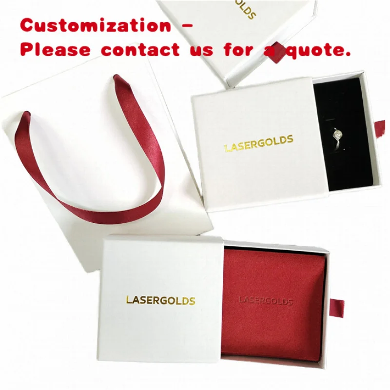 custom.Custom Luxury Bag Necklace Bracelet Earring Jewelry Packing Set Cardboard Paper Drawer Box With Jewelry