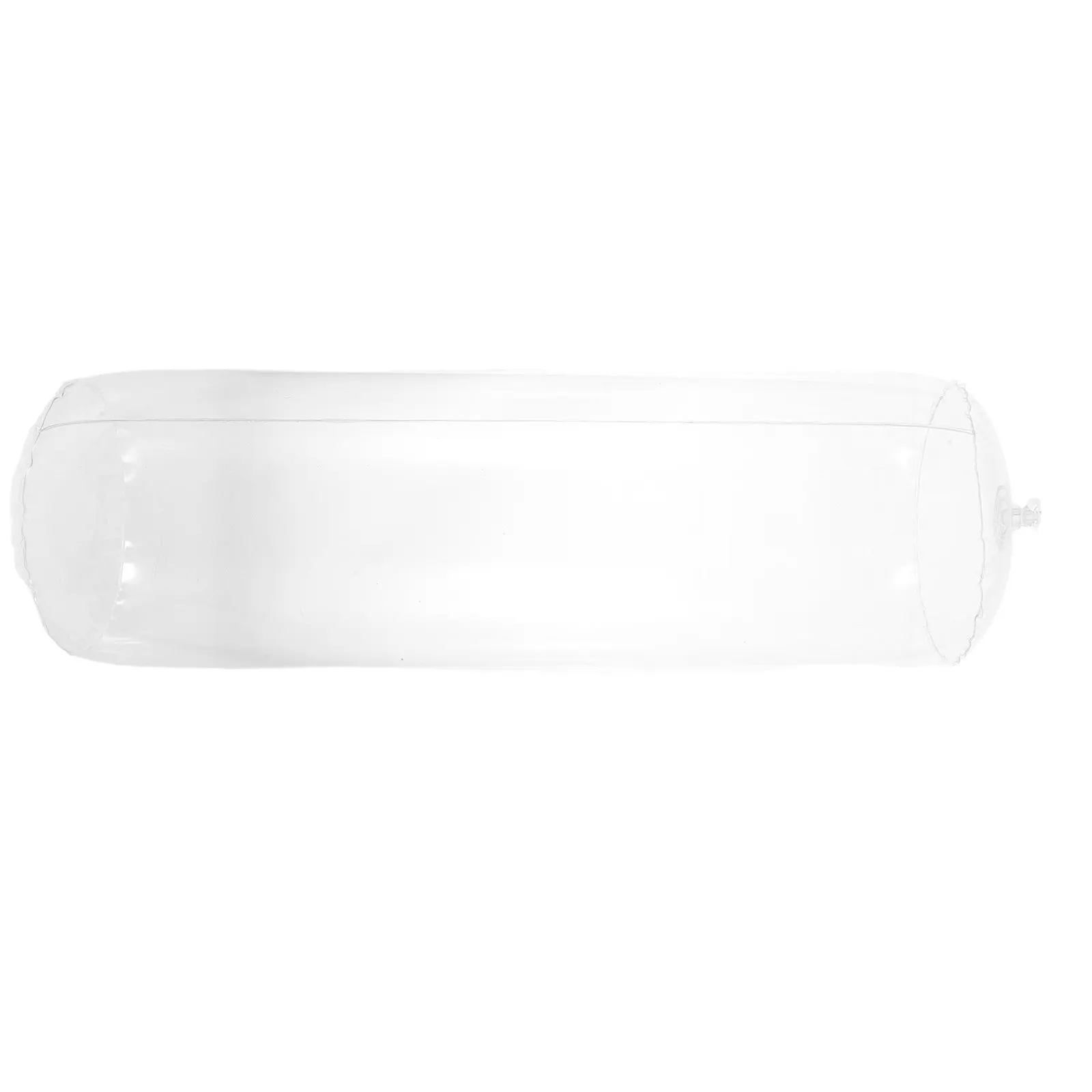 Inflatable Transparent Cylinder Lumbar Pillow Lightweight Blow Up Neck Back Support Camping Travel Portable Inflatable Cushion