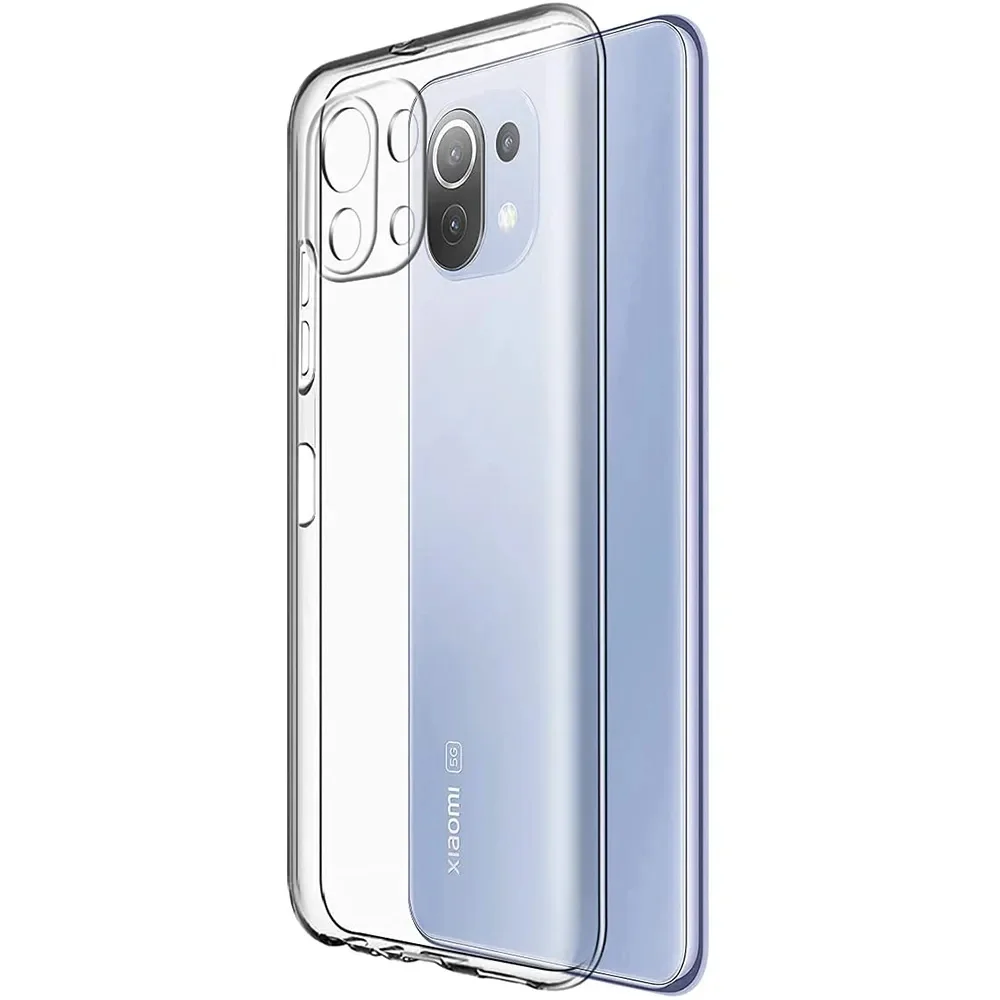 Clear Silicone Phone Case For Xiaomi Mi 11 11X 11i 11T 10 10T 9 9T 8 Pro Lite Se Ultra Thin Soft Case For Mi A3 A2 Lite A1 Cover - Image 5