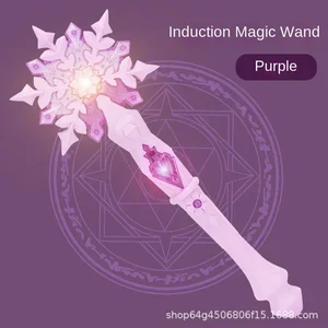 Vendas quentes disney meninas congeladas floco de neve princesa elsa música varinha mágica anel coroa caixa conjunto maquiagem brinquedos aniversário presente natal 6 principais vendas varinha magica frozen - №4