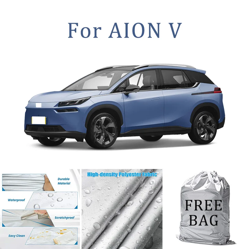 

For AION V Car Cover Car Waterproof All Weather Automobiles Full Exterior Covers - Sun-proof Outdoor Anti scratch