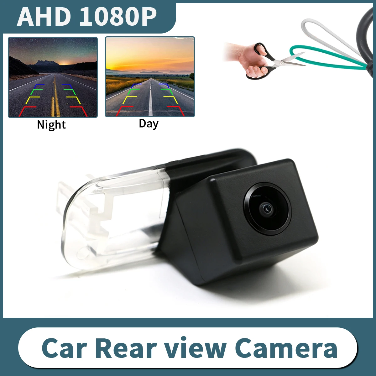 170° AHD 1080P Car Rearview Backup Camera Waterproof  Wide Angle For Mercedes Benz A B Series B200 W245 A160 W169 2010 2011