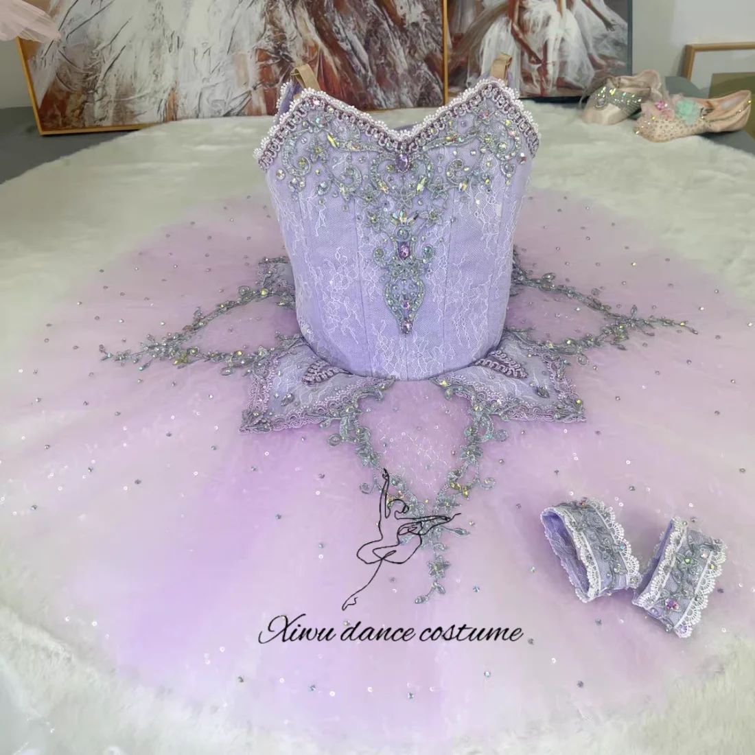 Ballet Princess Lavender Performance Costume