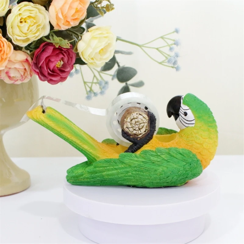 Cartoon Tape Dispenser 0.98'' Tape Cutter Resin Tape Holder Sealing Tape Cutter for Decorative Tape Clear Wrapping Tape