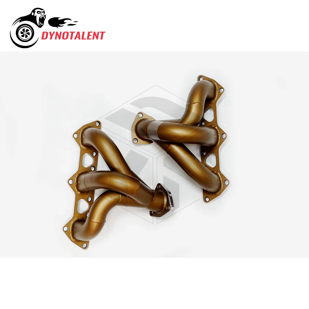 DYN RACING Ceramic Coating SS304 42MM Exhaust Manifold for Por Sche 996/997 Turbo