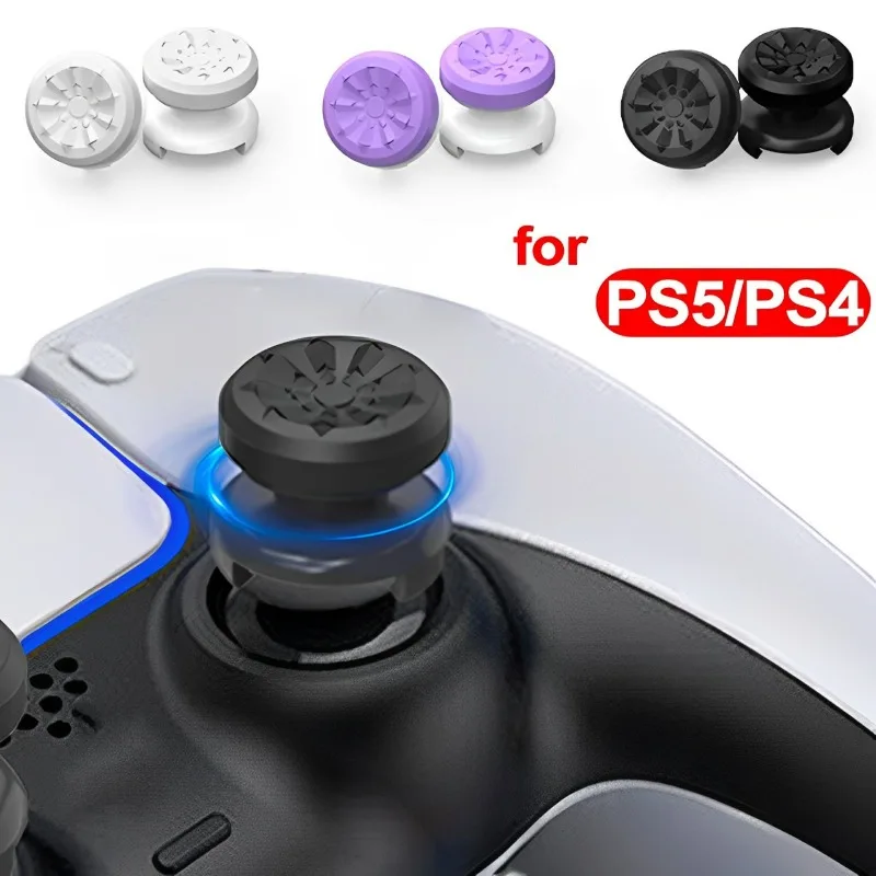 Soft High-Rise Stick Caps for Playstation PS4 PS5 Joystick for 8BitDo Ultimate Controller Analog Sticker Cover Joystick Caps