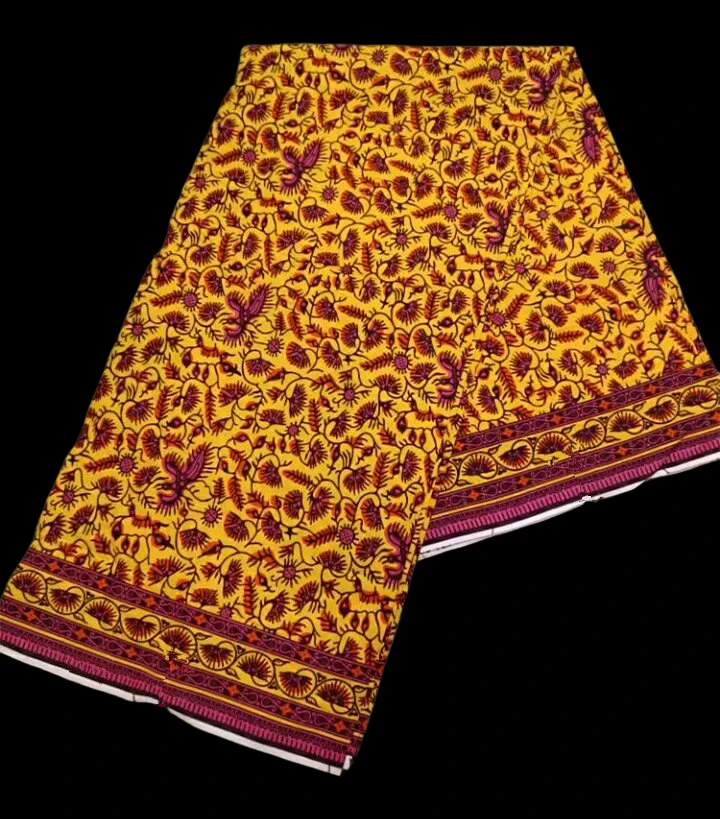 أحدث صيحات الموضة لعام 2025 نسيج الشمع الأفريقي نيجيريا أنقرة أقمشة الشمع كتلة يطبع الباتيك الهولندية 100% قطن خياطة عالية الجودة #2