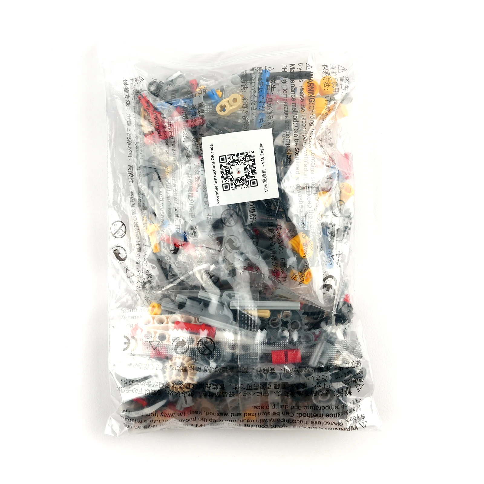 Moc 6 velocidades caixa de velocidades v16 motor modelo m motor aa aaa bateria caixa 8883 8881 88000 bloco de construção funções energia para legoeds tijolo