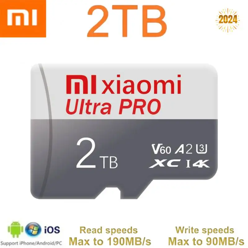 Xiaomi Mijia High Speed Class 10 SD Card 128GB 256GB Carte Sd Memory Card 2TB 1TB Usb Memory Flash Usb Stick Sdcards For Camera