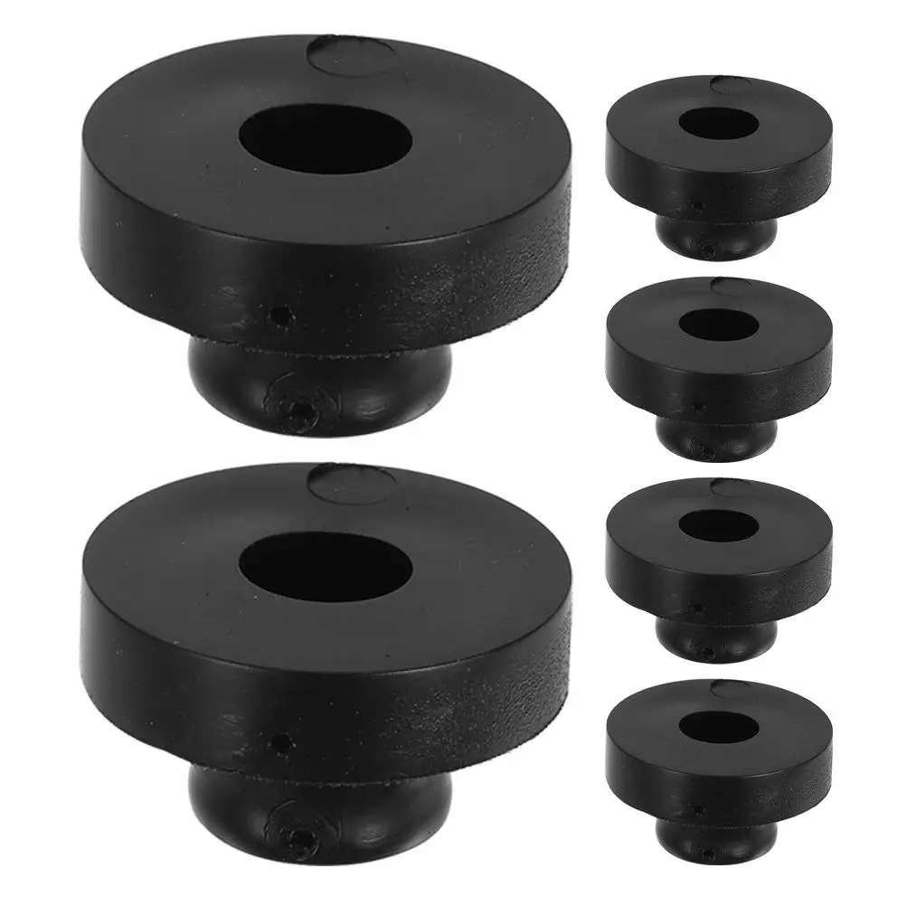 

6 Pcs Universal Tank Switch Seat for Lawn Mower Generator Gas Grommet Parts Rubber Holder Sealing Performance Easy