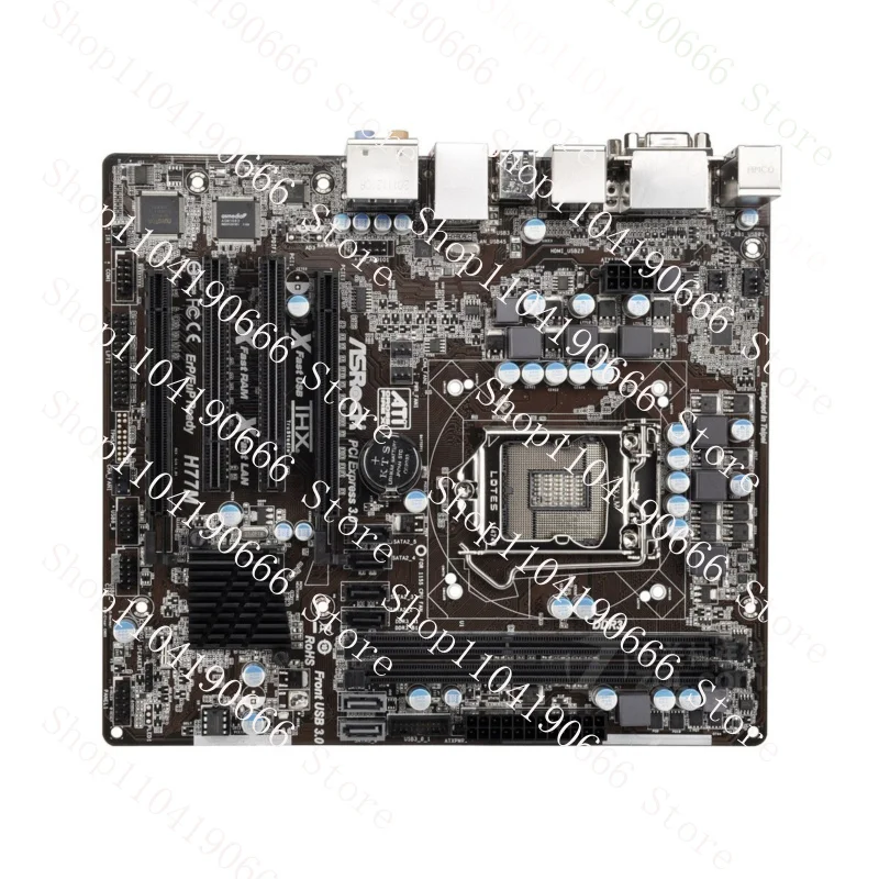 

For ASROCK H77M motherboard H77 LGA1155 2*DDR3 16G DVI VGA HDMI M-ATX Tested OK
